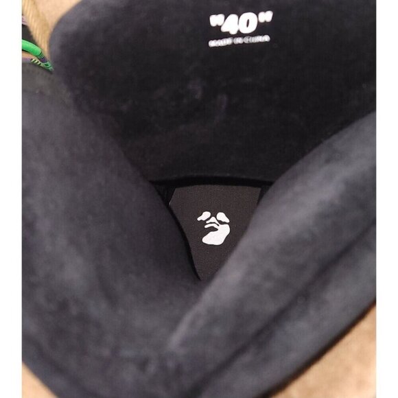 Off-White High Top Snow Sneaker Boots EU 40 US 10 Women's Black Brown Virgil - Picture 11 of 15